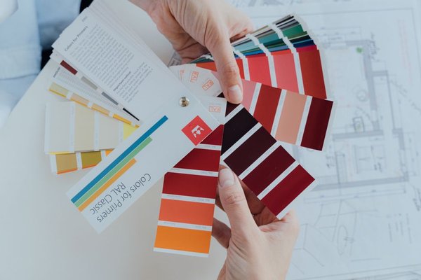 paint sample swatches