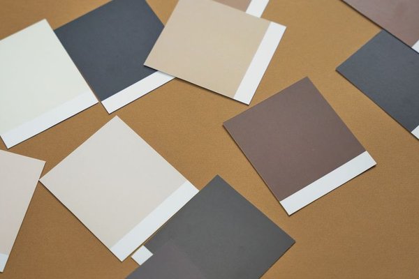 brown paint swatches