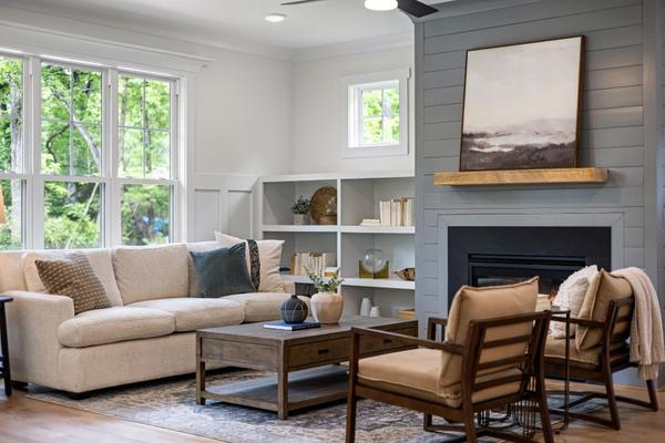 staged home interior