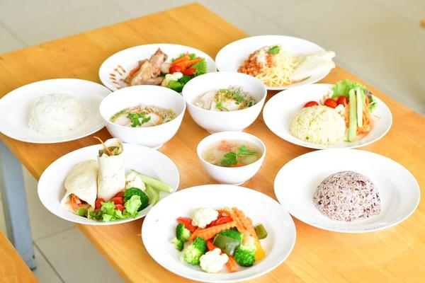 balanced light meal
