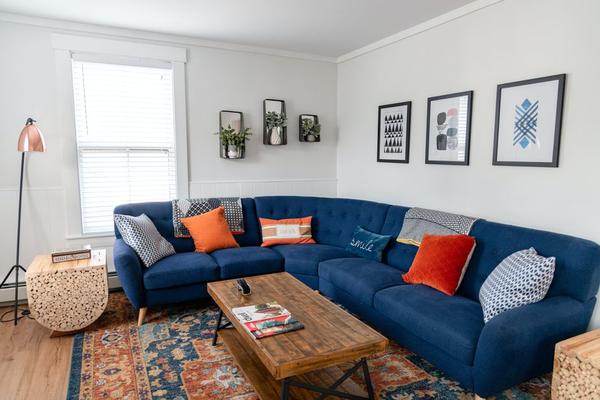 compact sectional living room